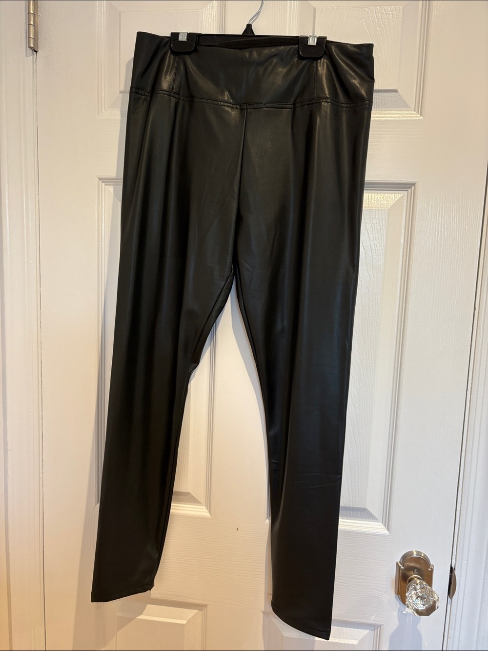 Jules & Leopold Black Faux Leather Leggings